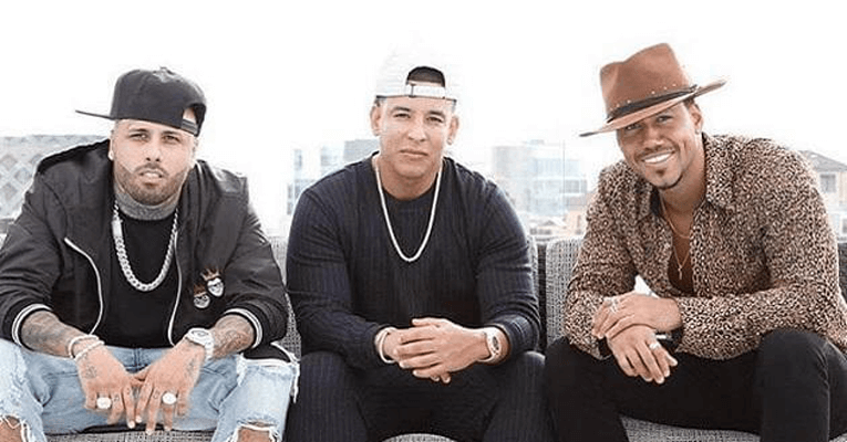 Nicky Jam ,Daddy Yankee y Romeo Santos